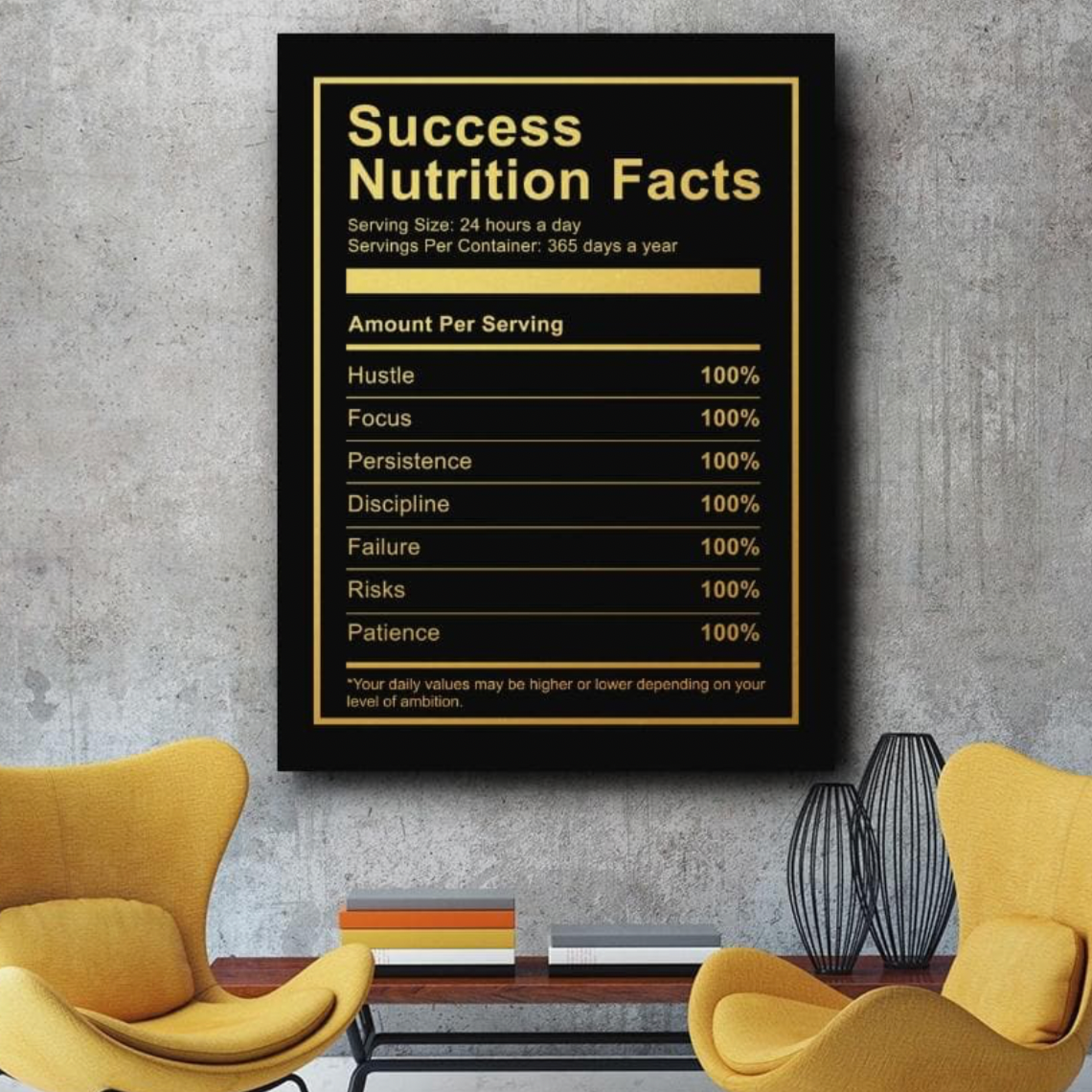 Schilderij Successful Nutrition (Canvas)